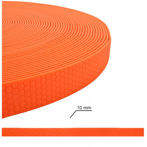 Bullyzei Leine PVC 10mm x 1,5m mit Schlaufe, Orange